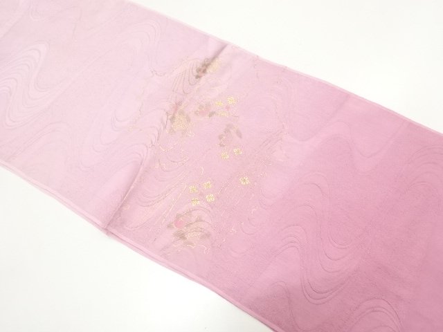 JAPANESE KIMONO / UNUSED GOLD-DECORATED OBIAGE